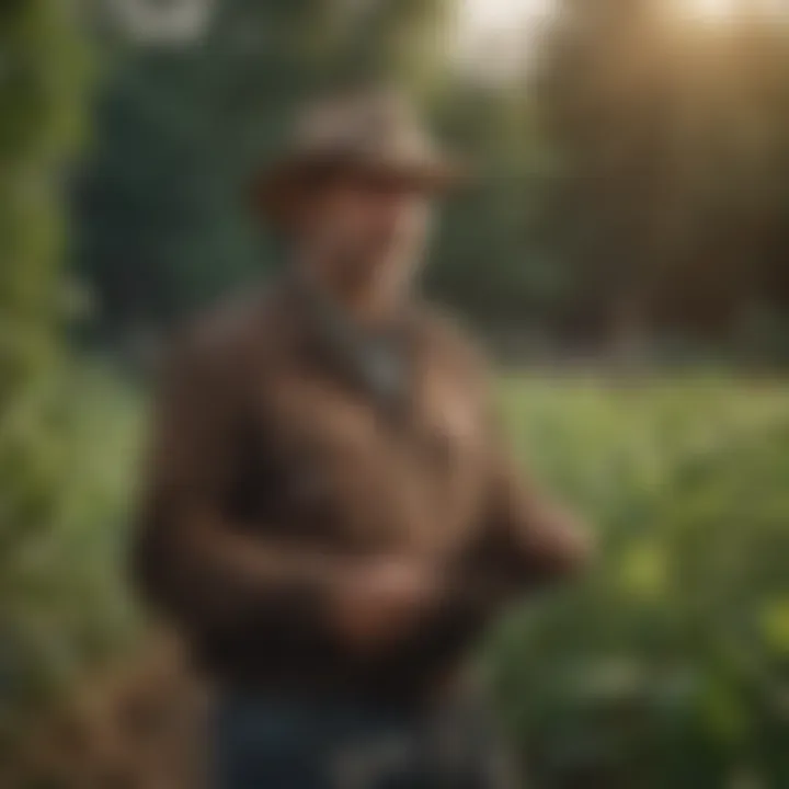 A consultation between a plant doctor and a farmer