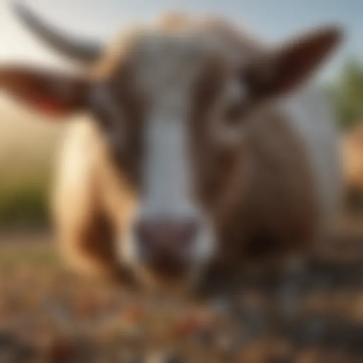 Close-up of probiotic supplements for livestock