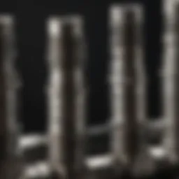 Close-up of a spark plug showcasing its design and components