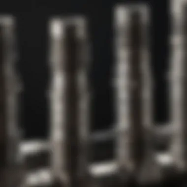 Close-up of a spark plug showcasing its design and components