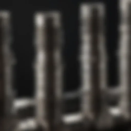 Close-up of a spark plug showcasing its design and components
