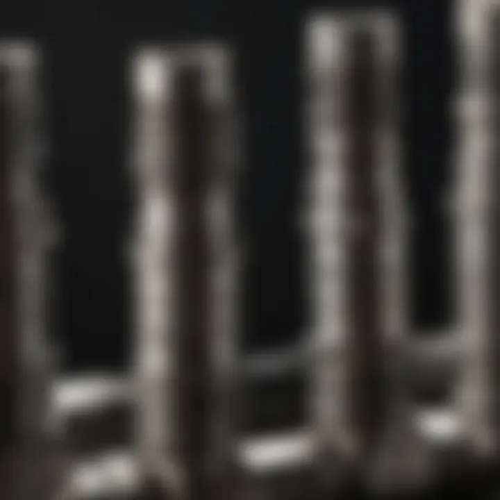 Close-up of a spark plug showcasing its design and components