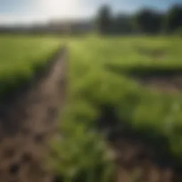 Comparison of turf and natural grass in agricultural settings