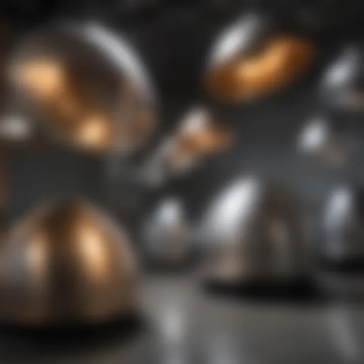 Different types of HPS reflector hoods displayed