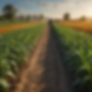 Diverse Crops Representing Agricultural Investments Diverse crops representing agricultural investments
