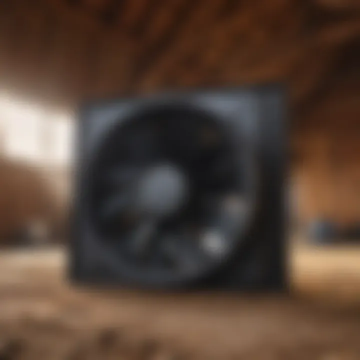 Energy-efficient barn exhaust fan