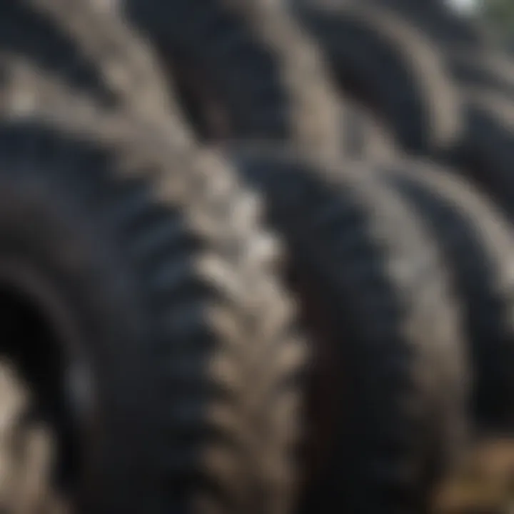 Comparison of different types of tractor tires used in farming