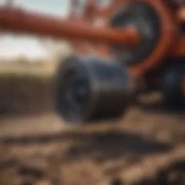 Flexi Coil Operating in Modern Agriculture Flexi coil in action within agricultural machinery