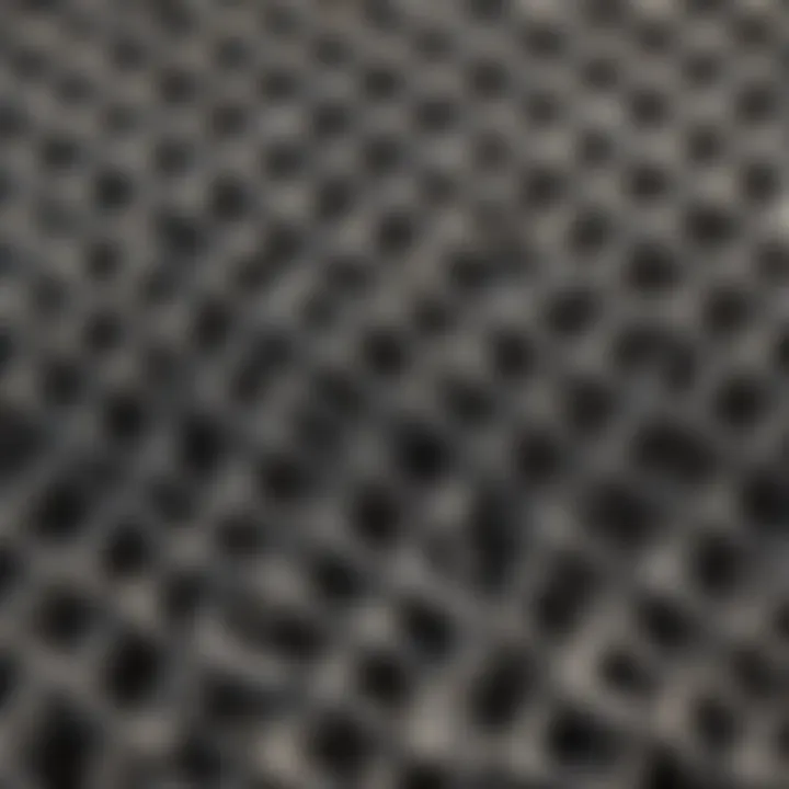Visual comparison of galvanized wire mesh specifications