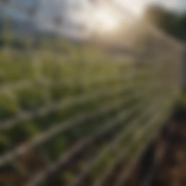 Utilization of wire mesh for crop protection in agriculture