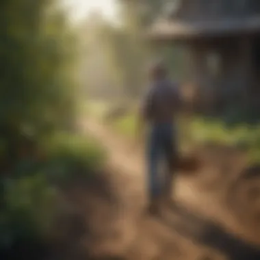 A local agency assisting farmers with grant applications