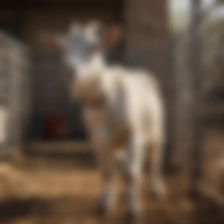 Essential features of a goat working pen enhancing safety