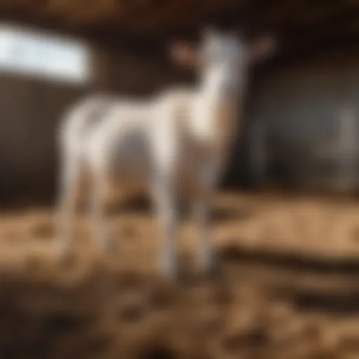 A spacious goat working pen designed for optimal herd management