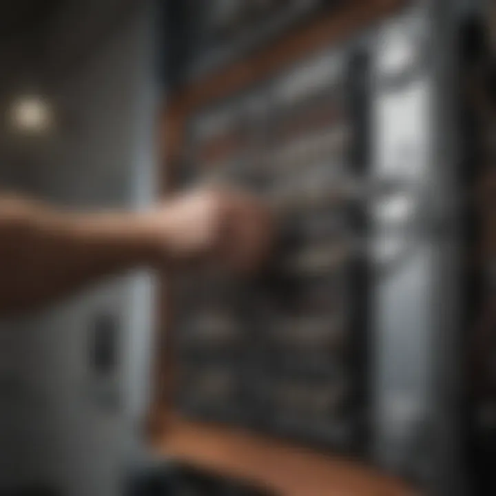 Installation of electrical spacers in a circuit box