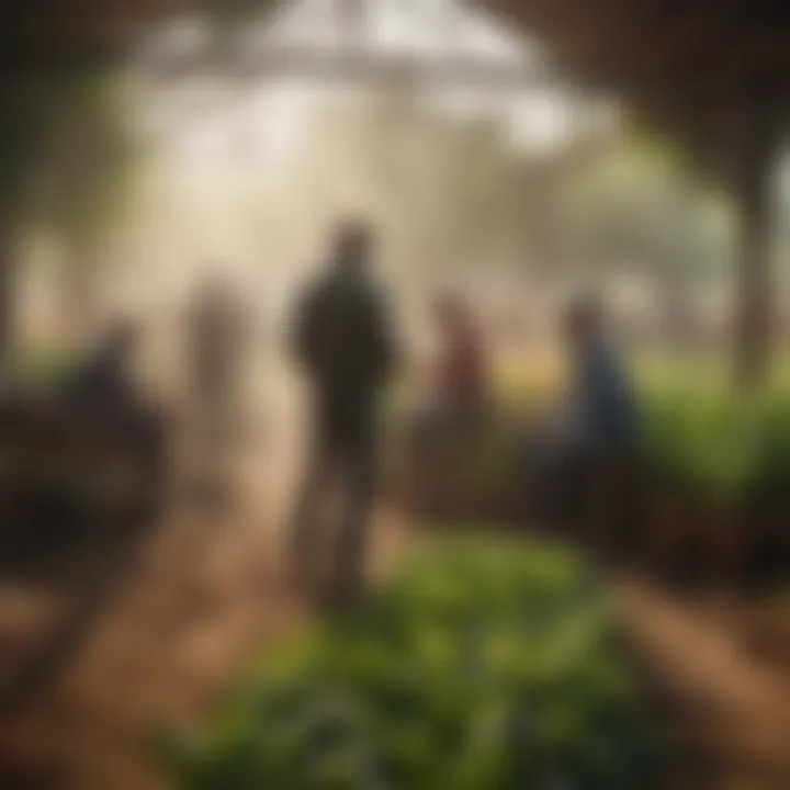 Community engagement in agricultural initiatives