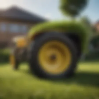 The Impact of Lawn Feeding on Health and Growth Visual representation of lawn health after feeding