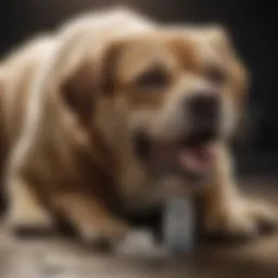 Close-up of oral flea and tick medication for pets