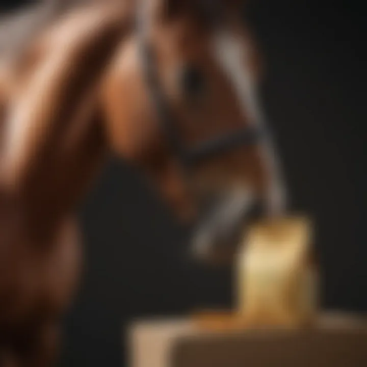 Detailed view of Panacur equine wormer packaging
