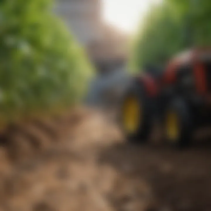 Diagram showing technological innovations in agriculture supply chains