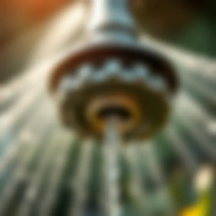 Close-up of a well-maintained sprinkler head