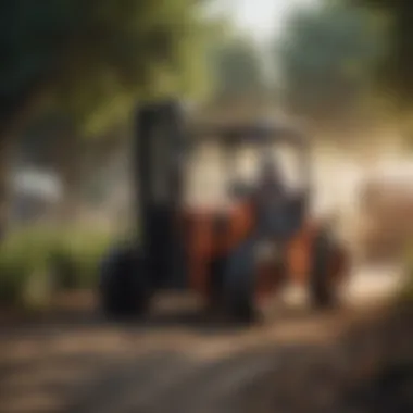 Technology in Agricultural Forklift Use Modern technology integrated with forklifts in agricultural use