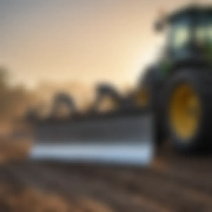Different designs of grader blades for tractors