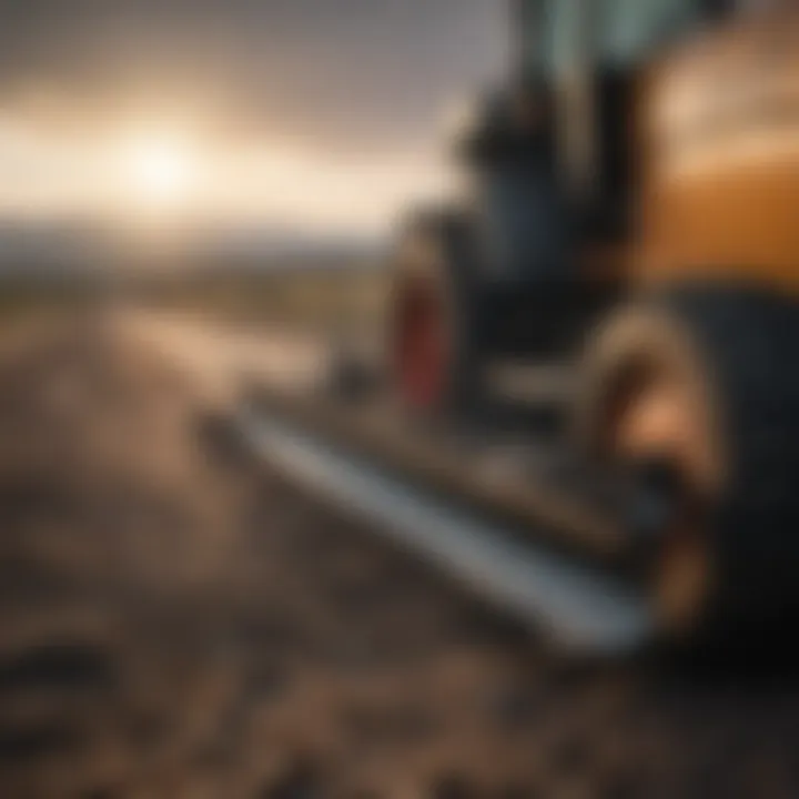 Maintenance tips for tractor grader blades