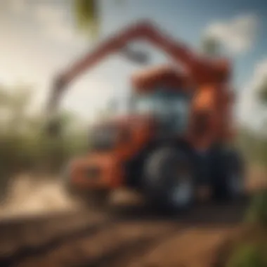 Advanced Harvesting Equipment Innovative harvesting equipment designed for efficient palm oil extraction.