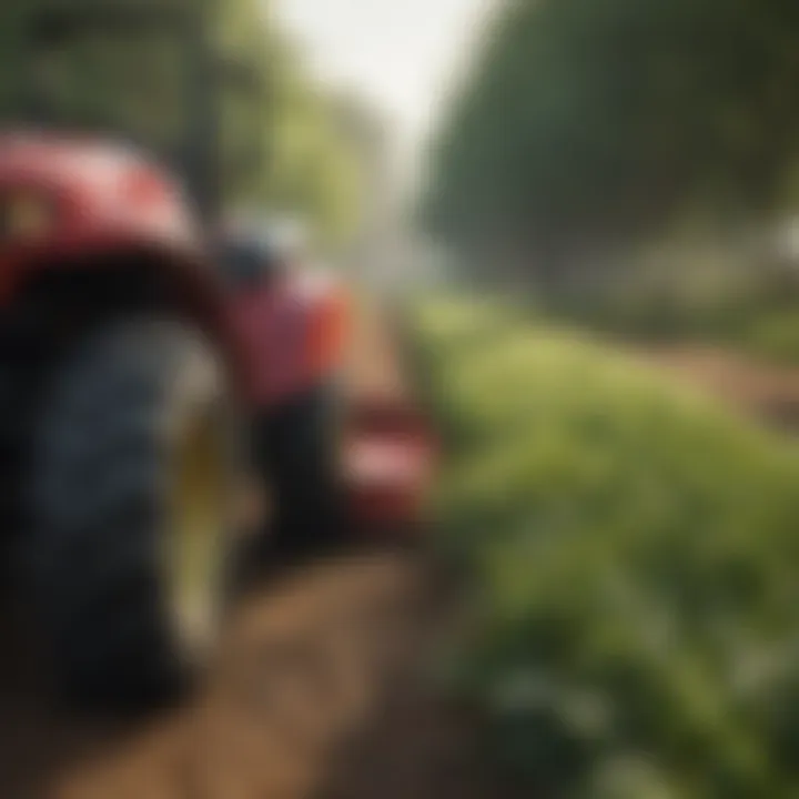 Close-up of Toro TimeMaster features promoting sustainability