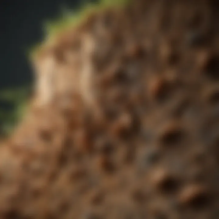 Visual representation of termite damage on crops and structures