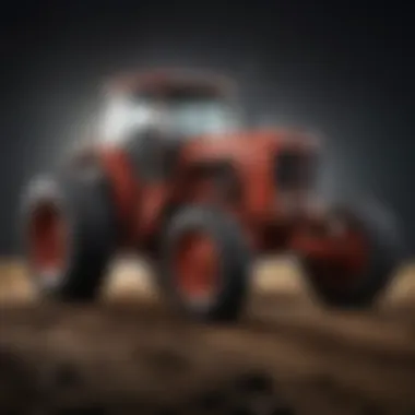 Infographic showcasing various tractor types and their weight classifications