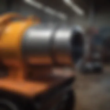 Evaluating the Quality of Used Livestock Blowers Close-up of a high-quality used livestock blower