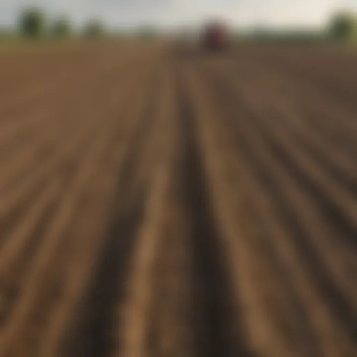 Visual representation of crop yields comparing traditional tilling versus Raptor Strip Till.