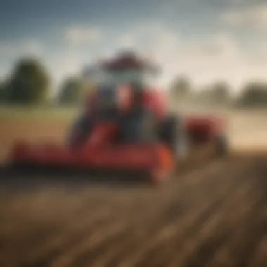 Field demonstration of Raptor Strip Till in action, highlighting its operational efficiency.