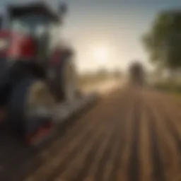 Innovative strip tillage machinery in action