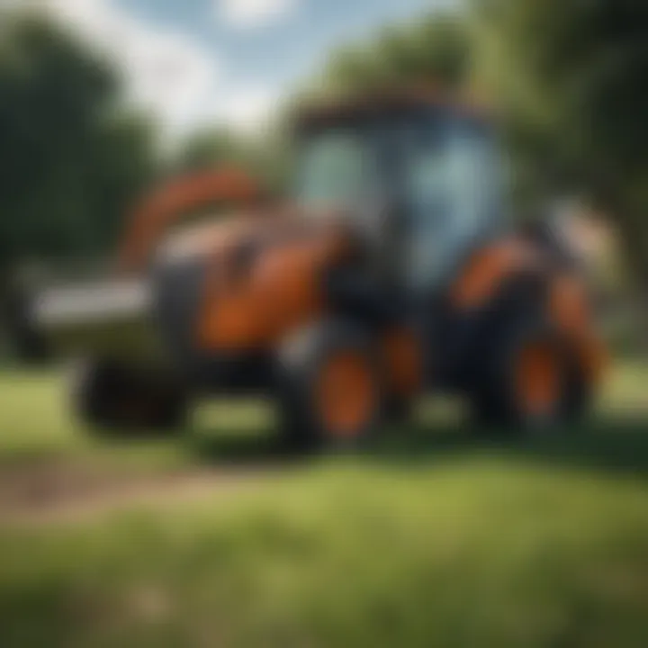 Comparison of traditional mowing vs excavator mowing