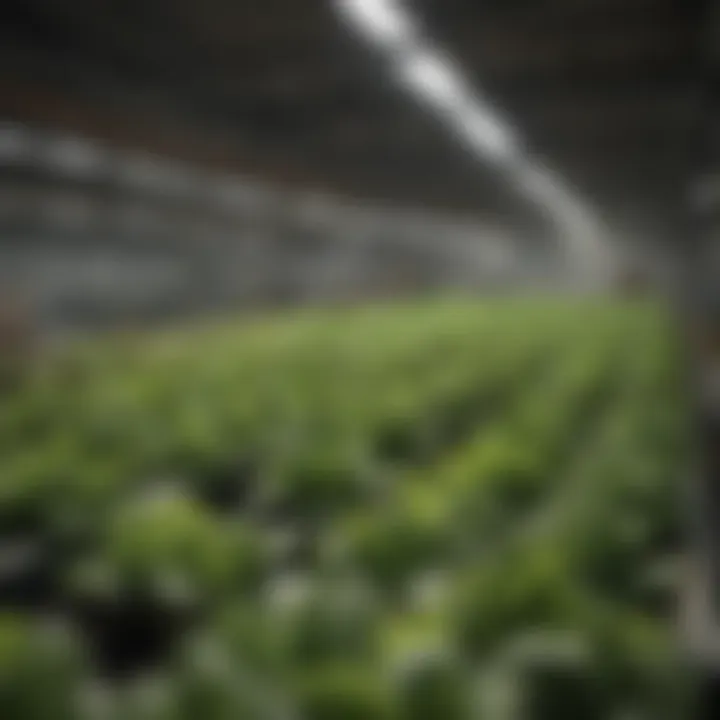 Nutrient management setup for hydroponic lettuce cultivation