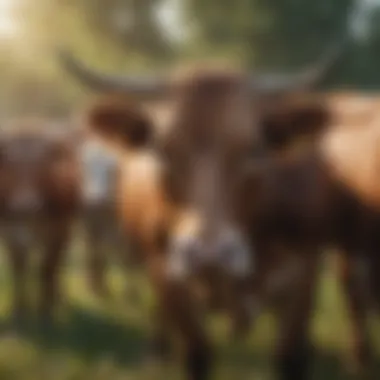 Healthy Cattle Herd Cattle herd in thriving health post-vaccination