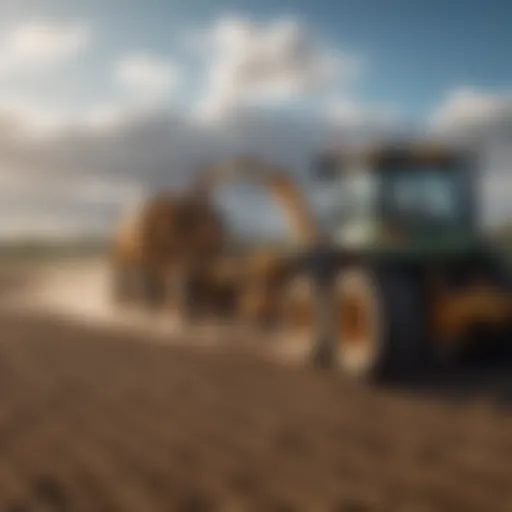 Virnig Land Leveler in action on a field