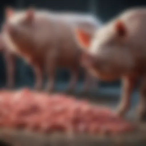 Detailed view of Weaver Swine Conditioner components
