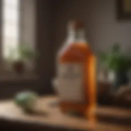 Bifen IT pesticide bottle on a wooden table