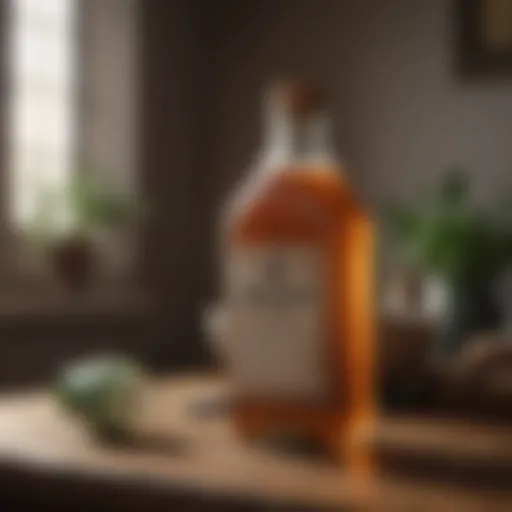 Bifen IT pesticide bottle on a wooden table