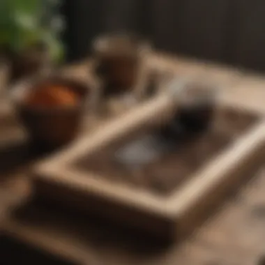 Quality Soil Test Kit A high-quality soil test kit displayed on a rustic wooden table