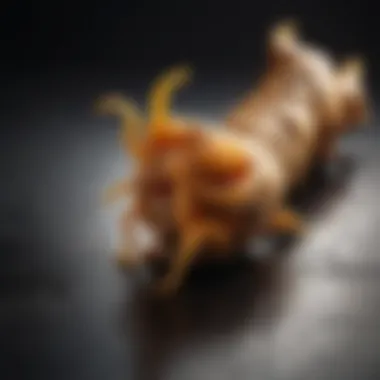 Golden turmeric root showcasing its vibrant color