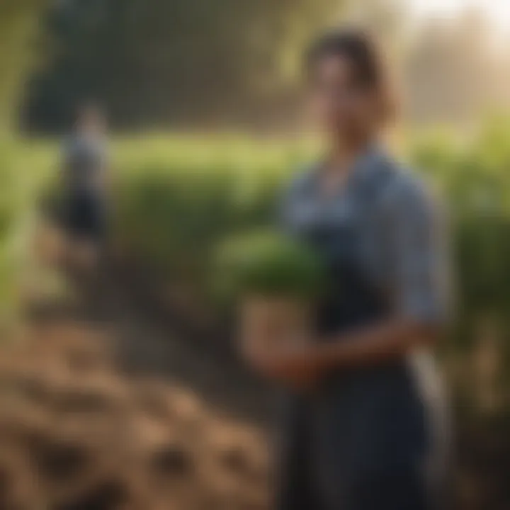 Agricultural activities enhancing economic independence